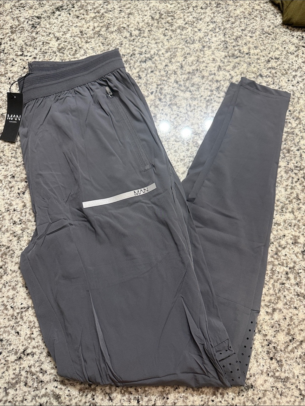 Athletic Mens' Gray Performance Joggers